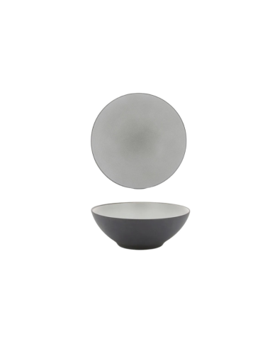 Assiette coupe creuse grise 27 cm REF : 649558R