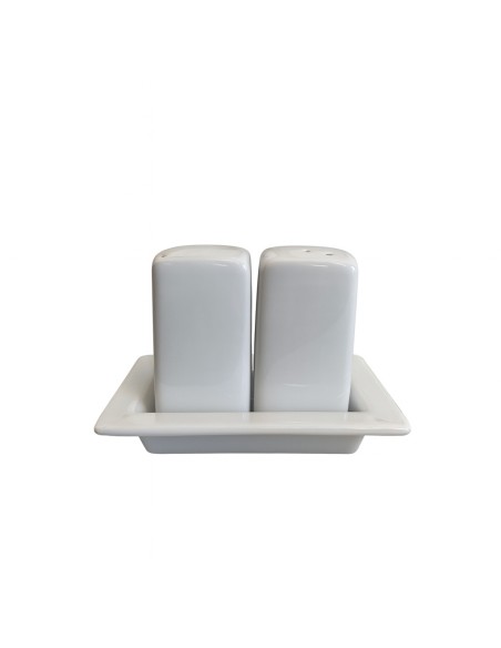 Ensemble Sel & poivre sur support - Céramique REF : 004299R
