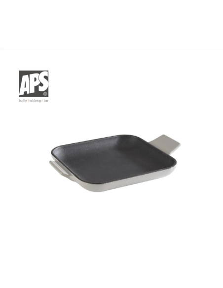 Plat Fonte Aluminium Carré 13cm REF : 88222