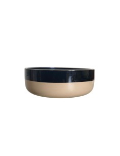 Bol Noir/Beige ø 16cm Réf : 62536BK