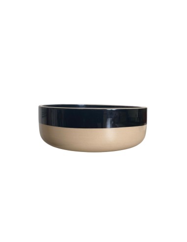 Bol Noir/Beige ø 16cm Réf : 62536BK