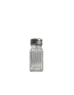 Salière Et Poivrière QUALY En Forme De Lettres S Et P - Couvercle Magnétique, Dimensions 6x13x3 Cm - Blanc - Accessoire De Cuisine Original