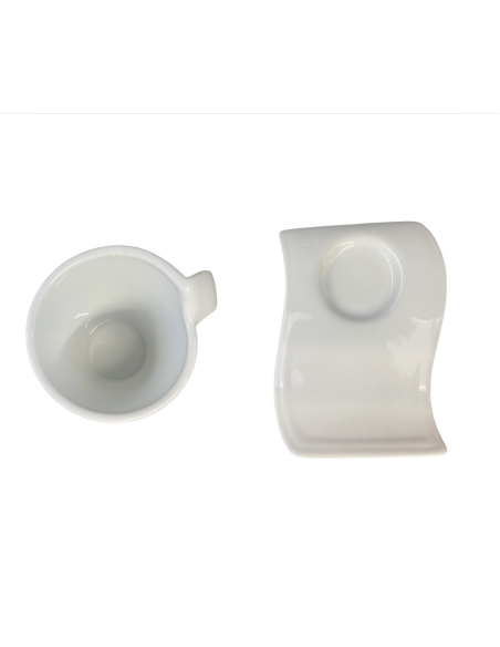 Tasse & Sous tasse VAGUE 10cl REF : 15226