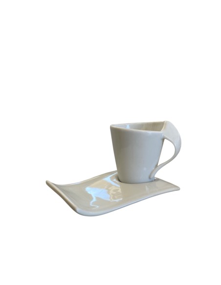 Tasse & Sous tasse VAGUE 10cl REF : 15226