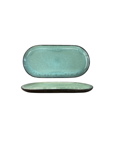 Plat Réactif Bleu Vert 38cm REF : HX25092-5