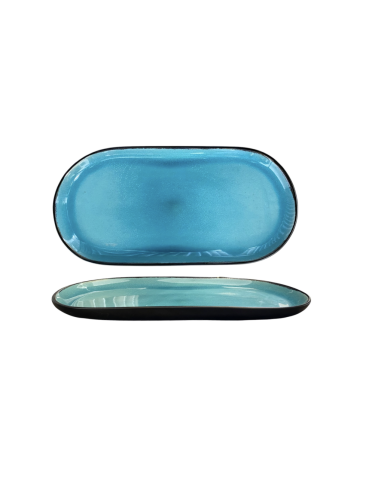 Plat Réactif Turquoise 38cm REF : HX25092-1