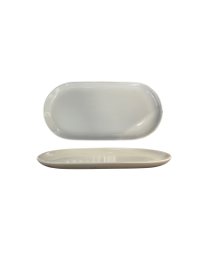 Plat Réactif Crème 38x19cm REF : HX25092-10