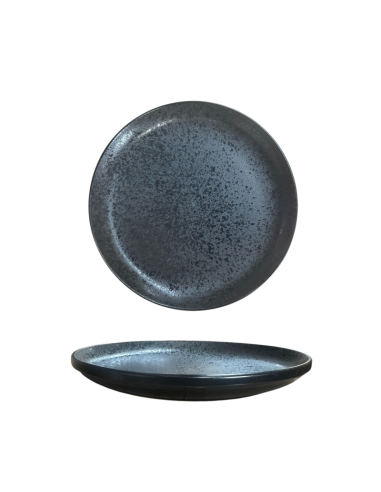 Assiette plate noire 26cm REF : 15940