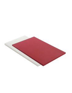 Planche à découper rouge en PEHD 500 Réf : L48739.D