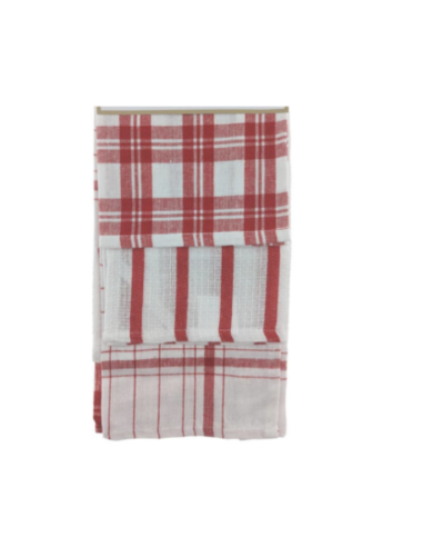 Set de 10 torchons coton 30x50cm REF...