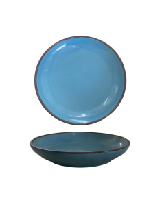 Assiette Dessert Bleu Creuse 18,5 cm REF : 70036B