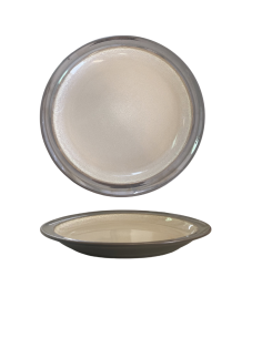 Assiette Dessert Beige Bord Haut 21 cm REF : 44513