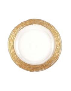 Assiette plate de présentation en verre gold 27cm REF :...