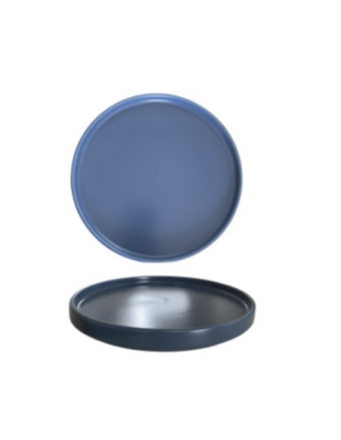 Assiette dessert bord haut bleu 22 cm... Assiette dessert bord haut bleu 22 cm...