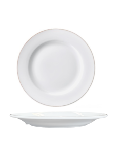 Assiette plate filet or 27 cm REF : HW003