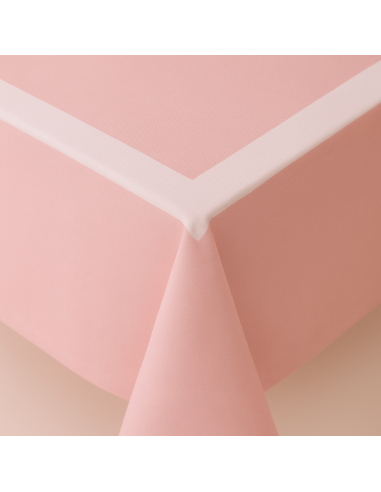 Nappe de table carrée bande satin 160...