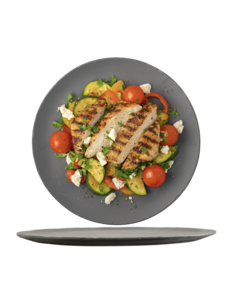 Assiette A Pizza BASALT Noir 33cm REF : 641010R