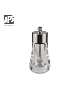 Salière En Verre Gris 13cm REF : 40581