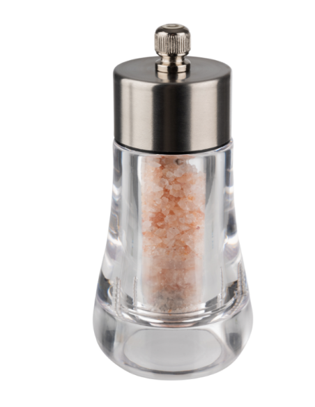 Salière En Verre Gris 13cm REF : 40581