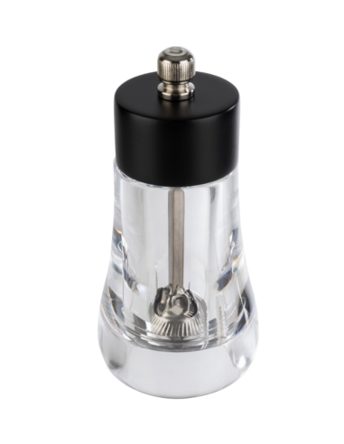 Salière En Verre Noir 13cm REF : 40583