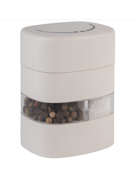 Set Sel et Poivre Blanc 8,5 cm REF : 40561