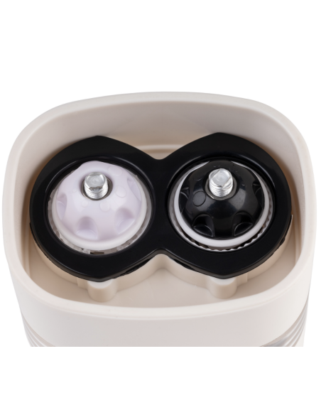 Set Sel et Poivre Blanc 8,5 cm REF : 40561