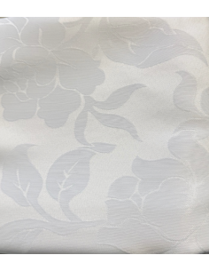 Nappe de table damassée blanche à motifs 150x350 cm REF :... 2