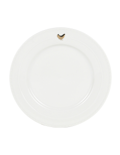 Assiette Plate Bord Haut Coq Or 27 cm REF : 921910P 2
