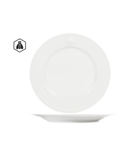 Assiette Plate Bord Haut Coq Blanc 27 cm REF : 921900P
