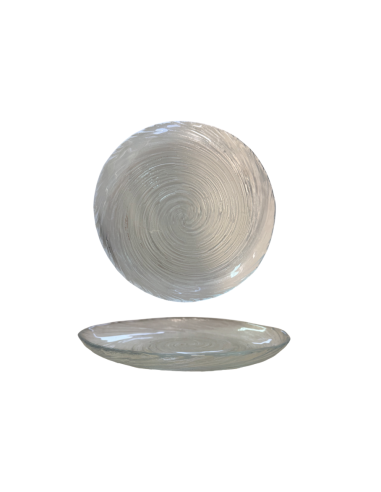 Assiette Dessert En Verre 18,5 cm REF...