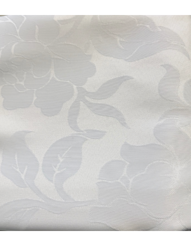 Nappe De Table Damassée Blanche...