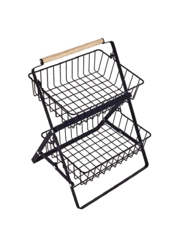 Panier Pliant Inox 30,6x26,8x37,5 cm...