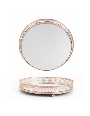Plateau En Miroir 27,5x27,5 cm H 5cm...