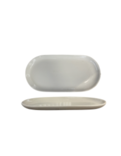 Plat Réactif Crème 38x19cm REF : HX25092-10