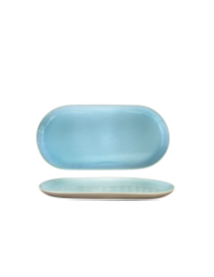 Plat Réactif Bleu Ciel 38x19cm REF : HX25092-7