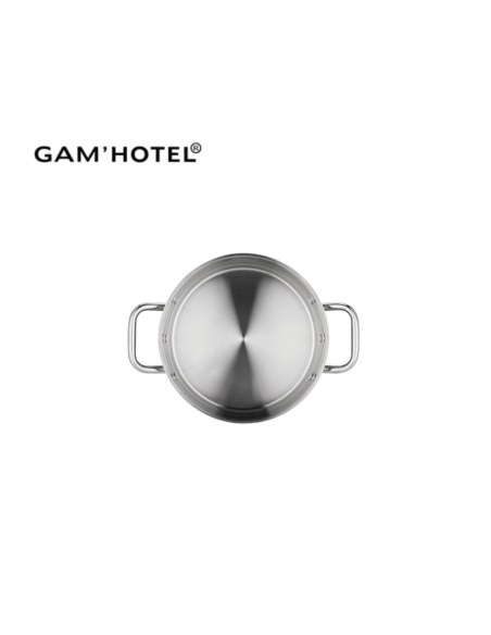 Sautoir Inox Induction 32x8cm - 6L GAM'HOTEL REF : 9090302