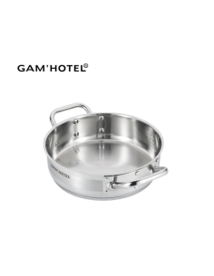 Sautoir Inox Induction 38x11cm - 10L GAM'HOTEL REF : 9090304 2