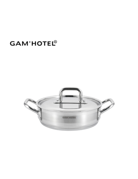 Sautoir Inox Induction 32x8cm - 6L GAM'HOTEL REF : 9090302