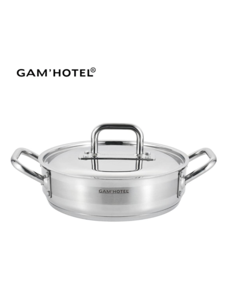 Sautoir Inox Induction 38x11cm - 10L GAM'HOTEL REF : 9090304