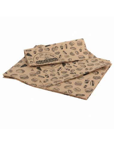 Papier Anti Gras Brun - 1515 feuilles...