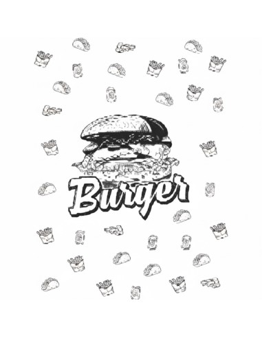 Papier Anti Gras Noir/Blanc - 842...