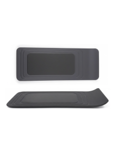 Assiette Rect. Bord Relevé BASALT 29cm REF : 642199R