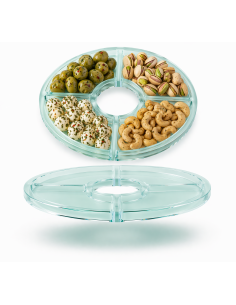 Plateau acrylique quadruple compartiments REF : 2254tray