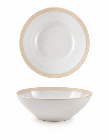Saladier Blanc Wabi 22,5x7 cm REF :...