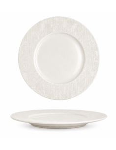 Assiette Plate Effet Toile Bonna 32cm REF : A32DZ