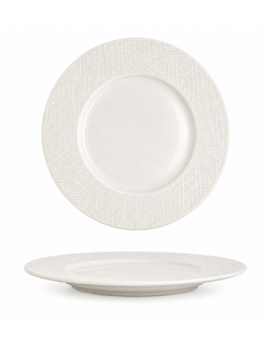 Assiette Plate Effet Toile Bonna 32cm...