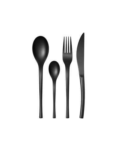 Gamme de Couverts en Inox Noir Mytik...