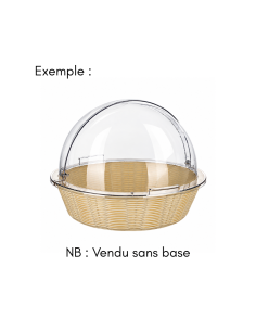 Cloche de présentation rabattable transparente 44,5 × 30 cm P2210 2