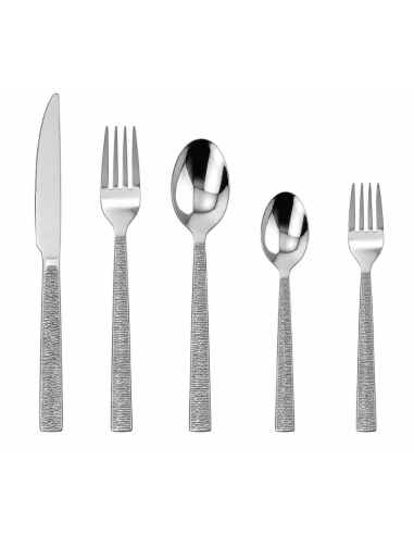 Gamme de couverts inox finition manche strié – 5 modèles