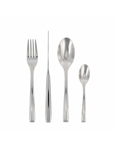 Gamme de 4 couverts en inox à pose verticale controversée QD3536 – ALIA CHR